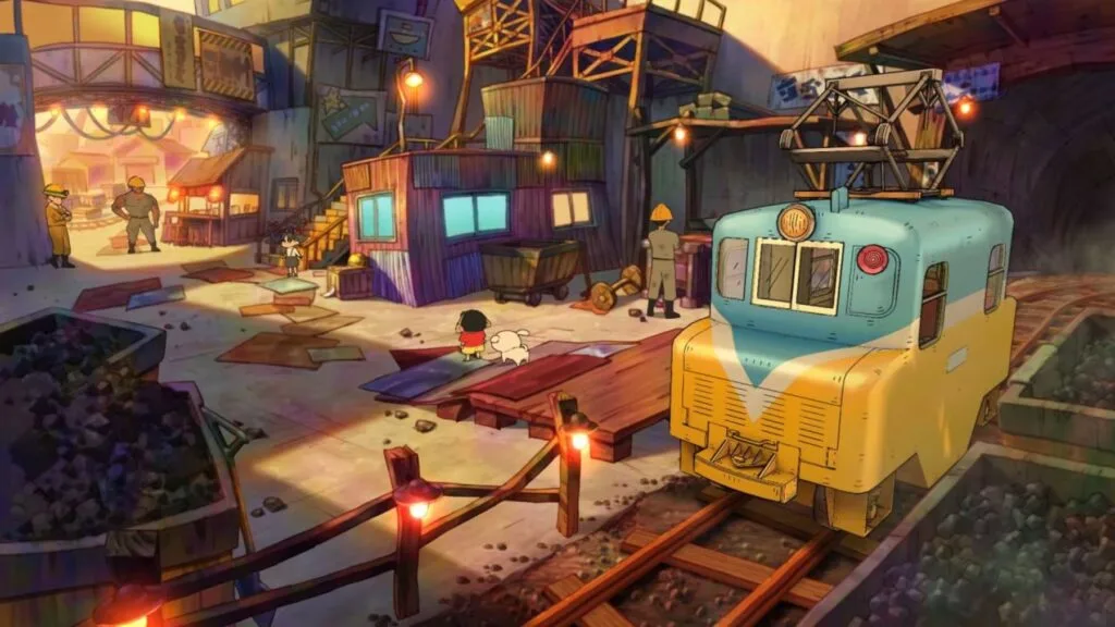 shin chan shiro and the coal town