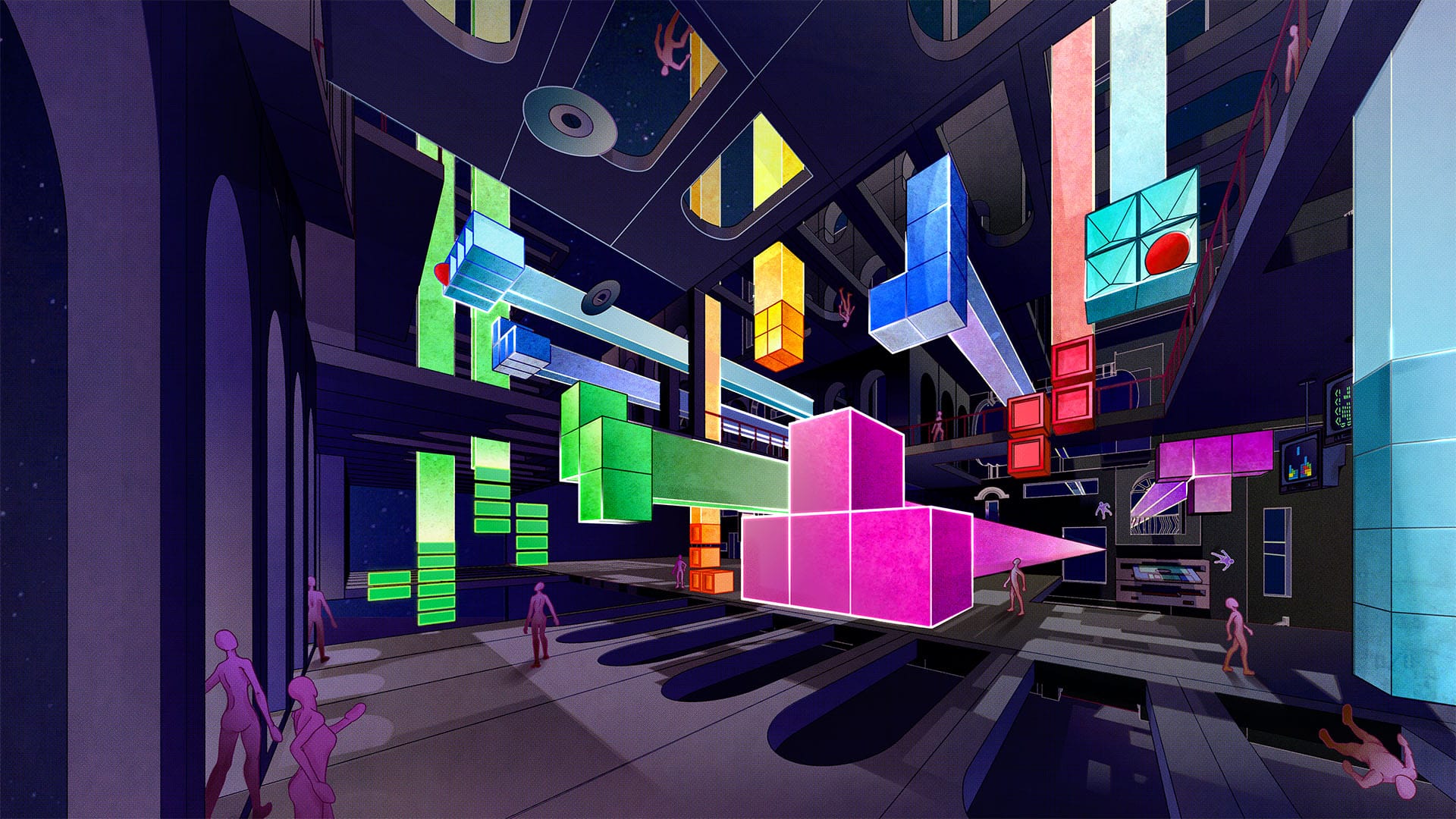 tetris forever, tetris, retro