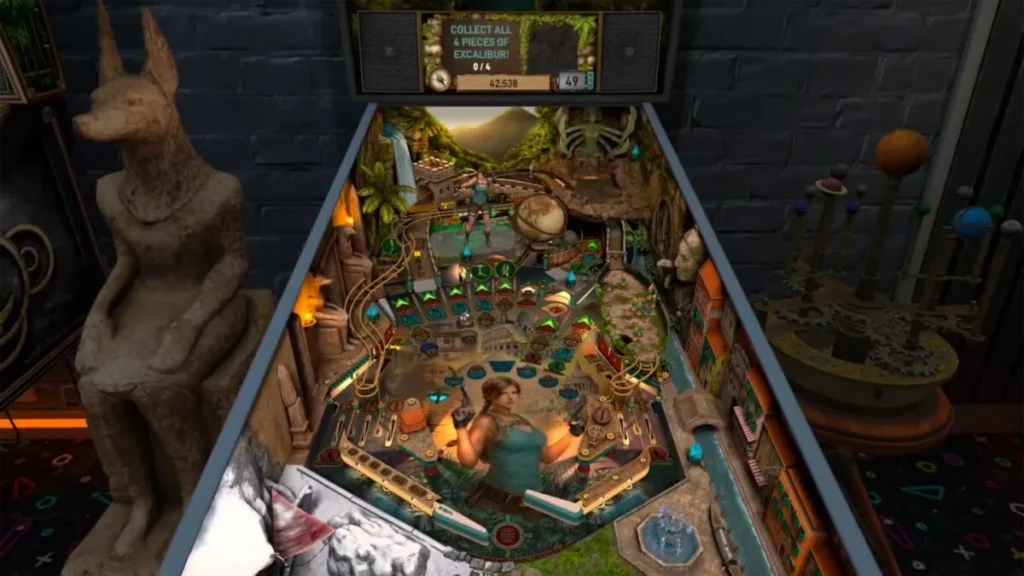 tomb raider pinball
