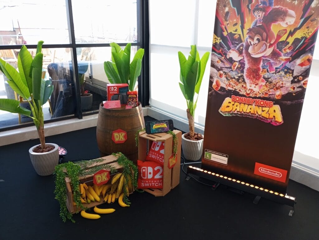 donkey kong bananza, evento de lançamento