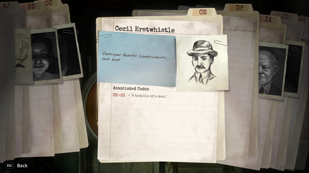 TR-49: Cecil Erstwhistle