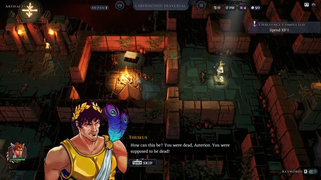 MINOS: Theseus