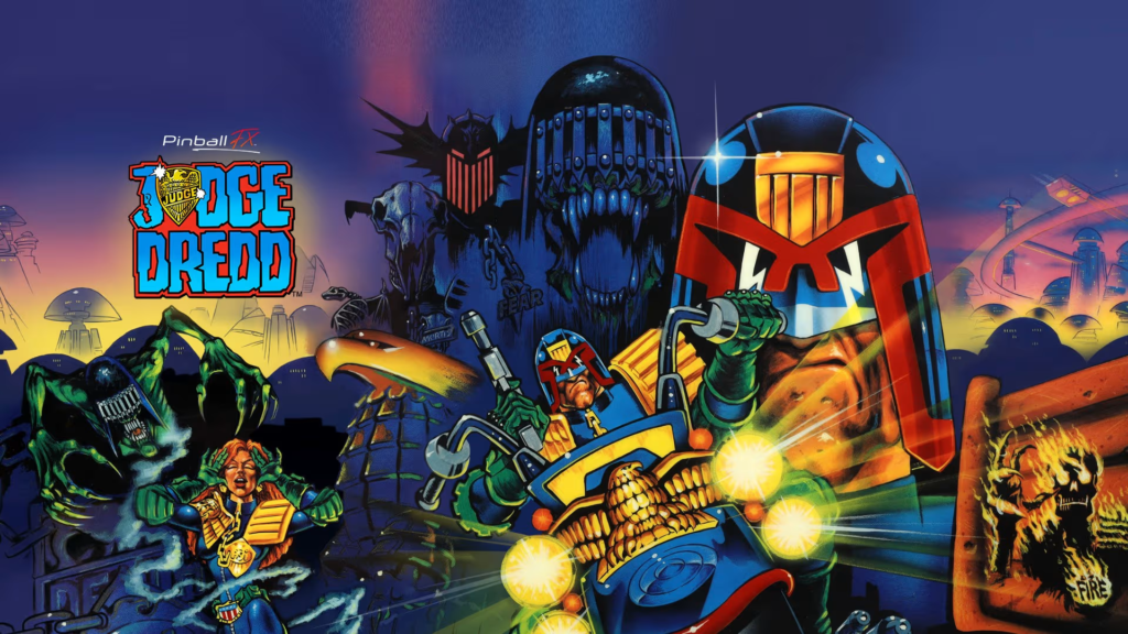 pinball fx, judge dredd